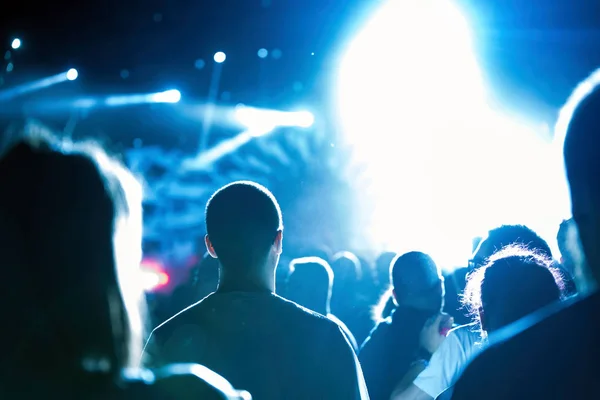 Dans Eden Kalabalığa Müzik Konser Festivali Resmi — Stok fotoğraf