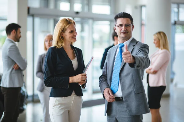 Picture Sales Agents Working Together Company Office — Stock Photo, Image