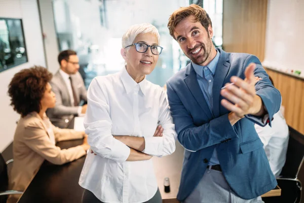 Business People Meeting Conference Teamwork Discussion Corporate Concept — Stock Photo, Image