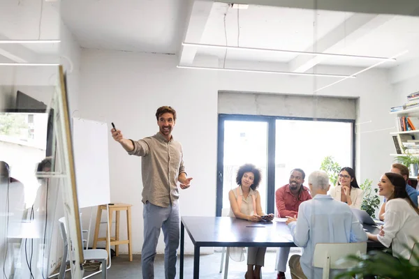 Business People Meeting Conference Lavoro Squadra Discussione Concetto Aziendale — Foto Stock