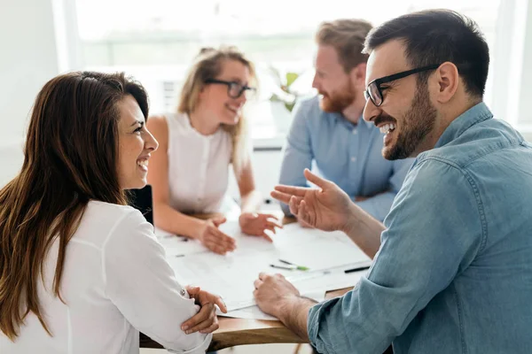 Group Business People Working Together Brainstorming — Stock Photo, Image