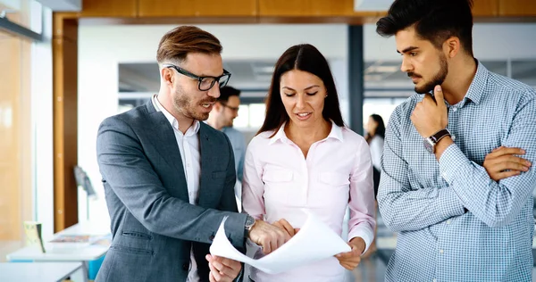 Group Architects Business People Working Together Brainstorming — Stock Photo, Image