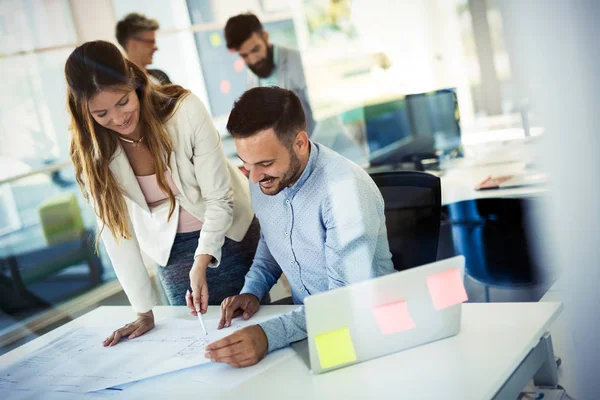 Konferens Och Möte För Affärsmän Modernt Kontor — Stockfoto