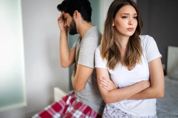 Relationsproblem Som Påverkar Sexlusten Också Begreppet Par Problem — Stockfoto
