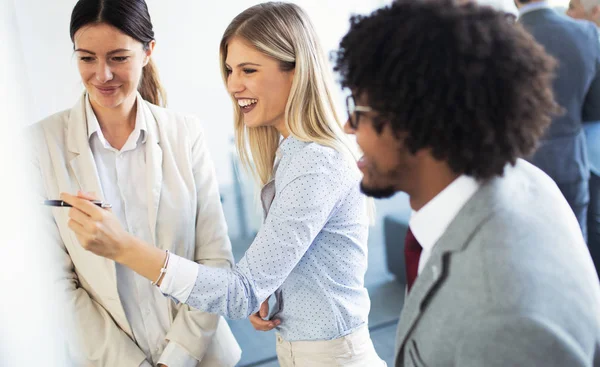 Meeting Corporate Company Successo Business People Brainstorming Concetto Lavoro Squadra — Foto Stock