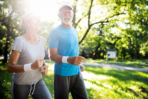 Fitness Olahraga Orang Orang Berolahraga Dan Konsep Gaya Hidup Pasangan — Stok Foto