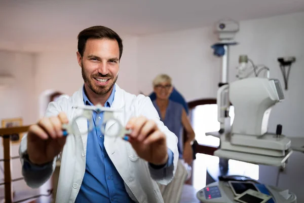 Gesundheitswesen Medizin Sehkraft Und Technologiekonzept Für Menschen — Stockfoto