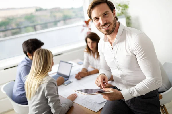 Creación Empresas Diversidad Trabajo Equipo Lluvia Ideas Concepto Reunión — Foto de Stock