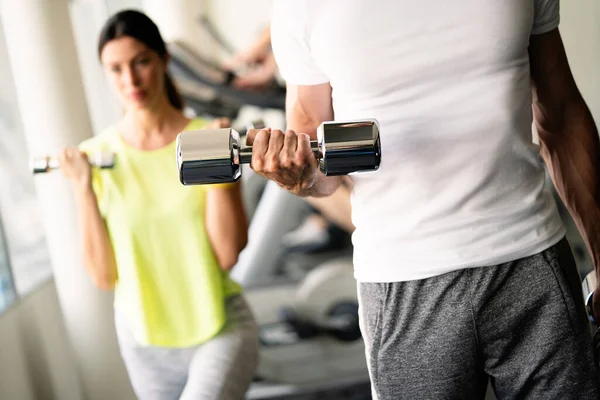 Sport Fitness Lifestyle Und People Konzept Gruppe Glücklicher Menschen Lässt — Stockfoto