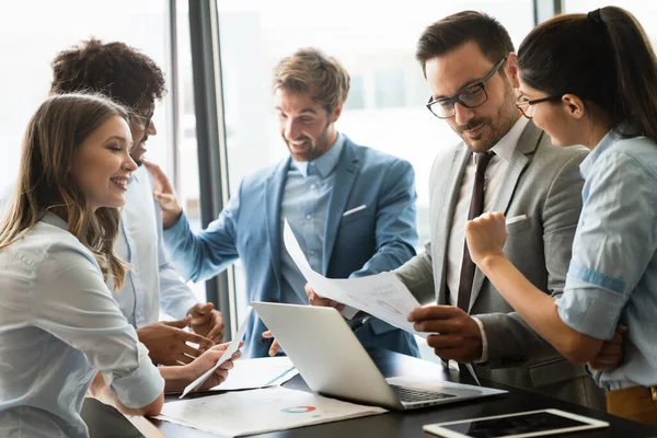 Programmers Working Software Developing Company Office — Stock Photo, Image