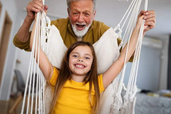 Happiness Family Love Grandparent Grandchild Concept — Stock Photo, Image