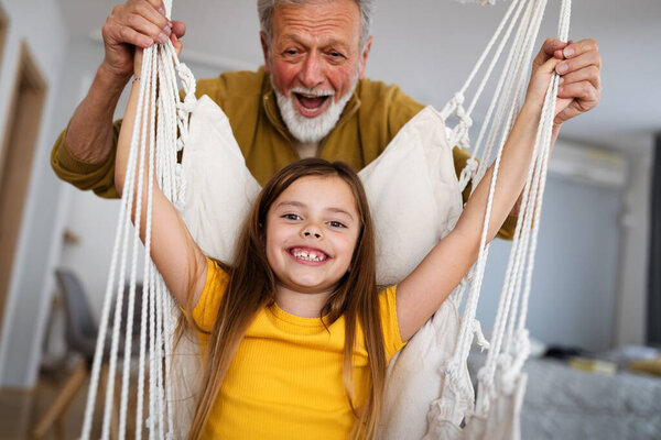 Happiness Family Love Grandparent Grandchild Concept Royalty Free Stock Images