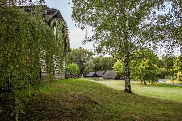 Antigua Casa Rural Madera Polonia Europa — Foto de Stock