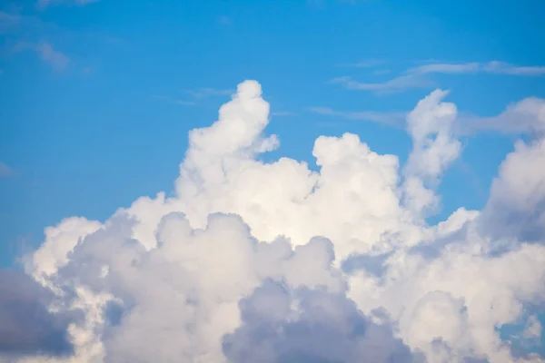 Céu Azul Nuvem Branca Dia Para Uso Segundo Plano — Fotografia de Stock