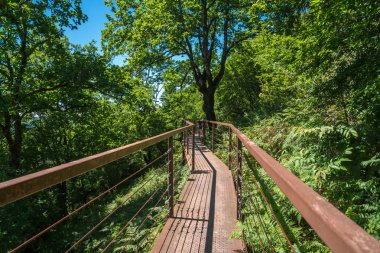 Okatse Kanyon, Kanyon, Zeda Gordi, Gürcistan yukarıda hiking trail.