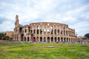 Roma, İtalya - 22.06.2018: Roma, İtalya, Colosseum. Roma Colosseum ana seyahat konumlar biridir.