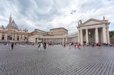 Rome, İtalya - 23.06.2018: St. Peter's Cathedral St. Peter's Meydanı Vatikan '.