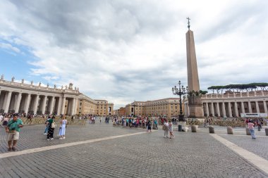 Rome, İtalya - 23.06.2018: St. Peter's Cathedral St. Peter's Meydanı Vatikan '.