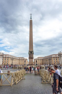 Rome, İtalya - 23.06.2018: St. Peter's Cathedral St. Peter's Meydanı Vatikan '.
