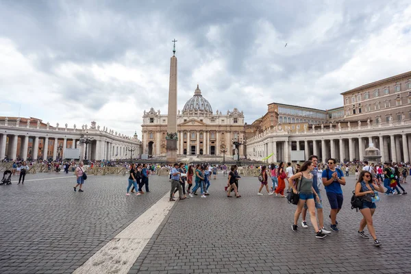 Rome Talya 2018 Peter Cathedral Peter Meydanı Vatikan — Stok fotoğraf