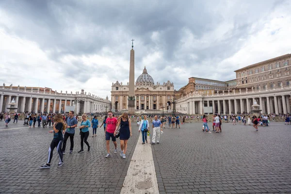 Rome Talya 2018 Peter Cathedral Peter Meydanı Vatikan — Stok fotoğraf