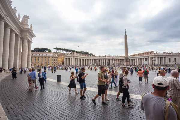 Roma Itália 2018 Catedral São Pedro Praça São Pedro Vaticano — Fotografia de Stock