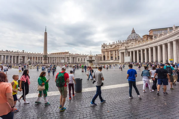 Roma Itália 2018 Catedral São Pedro Praça São Pedro Vaticano — Fotografia de Stock