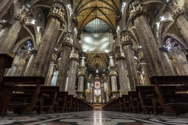 Mailand Italien 2018 Innenraum Des Mailänder Doms Mailand Italien Metropolitankathedrale — Stockfoto