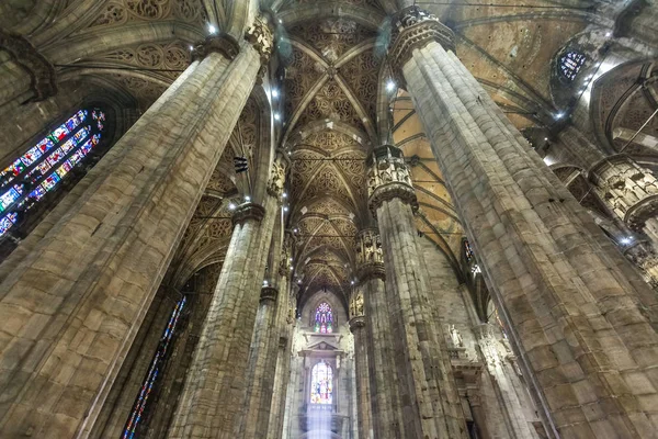 Mailand Italien 2018 Innenraum Des Mailänder Doms Mailand Italien Metropolitankathedrale — Stockfoto