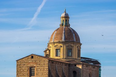Kubbe kilise San Frediano, Florence, İtalya.