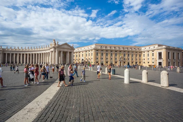 Roma Itália 2018 Praça São Pedro Vaticano — Fotografia de Stock