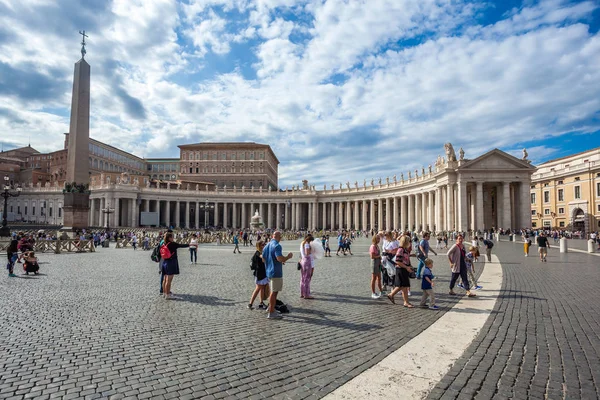 Roma Itália 2018 Praça São Pedro Vaticano — Fotografia de Stock