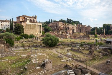 Harabeleri antik Roma ' nın kalıntıları antik mimari, Roma, İtalya.