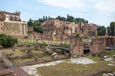 Harabeleri antik Roma ' nın kalıntıları antik mimari, Roma, İtalya.
