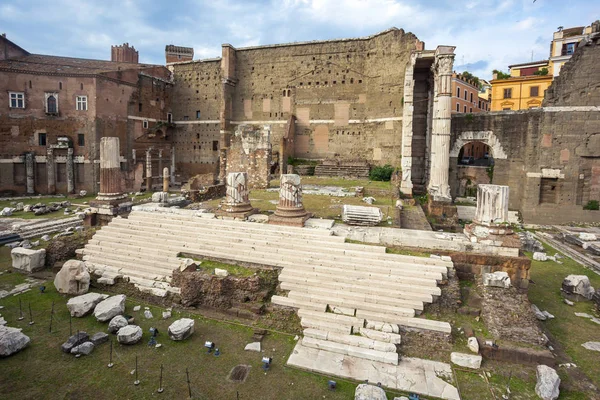 Roma forumu. İmparator Augustus 'un imparatorluk forumu. Roma, İtalya.