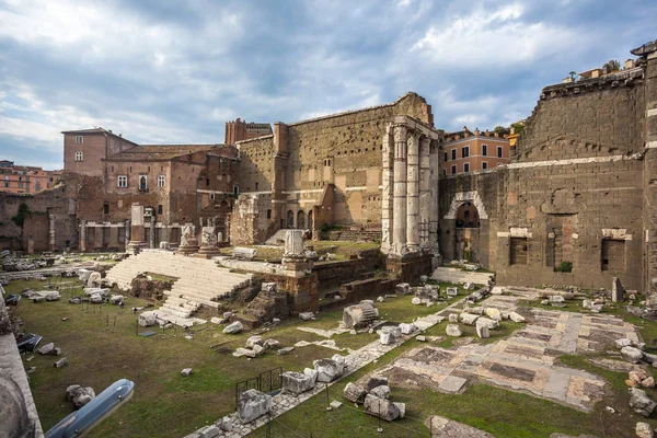 Roman forum. Imperial forum of Emperor Augustus. Rome, Italy.