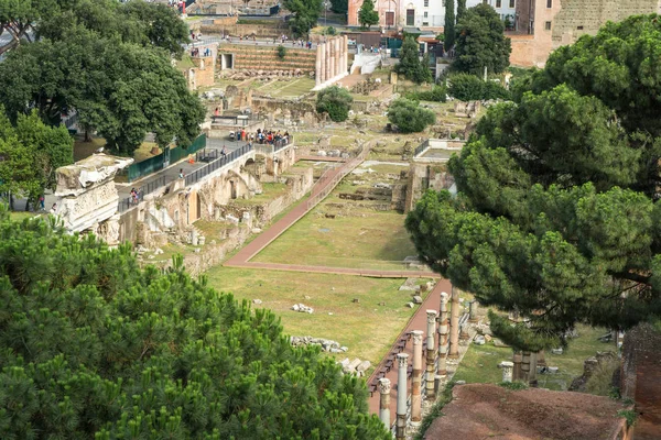 Ruinas Antigua Roma Restos Antigua Arquitectura Roma Italia — Foto de Stock