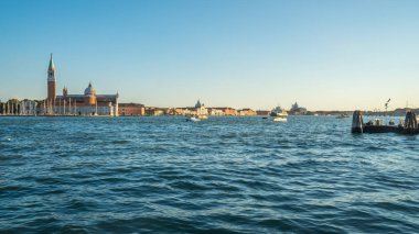 San giorgio maggiore arasında grand canale, Venedik, İtalya.