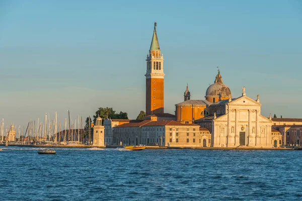 Vista Iglesia San Giorgio Maggiore Venecia Italia Gran Canal — Foto de Stock