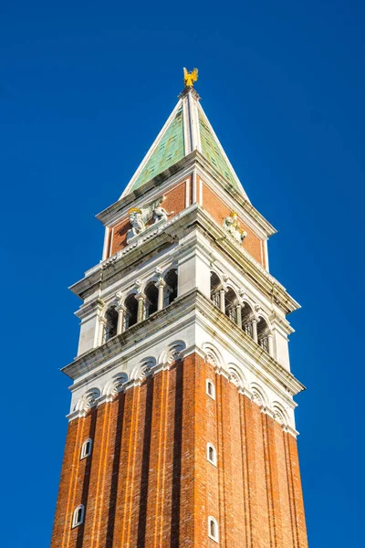San Marco Campanile Glockenturm Der Markuskathedrale Auf Dem Platz Venedig — Stockfoto