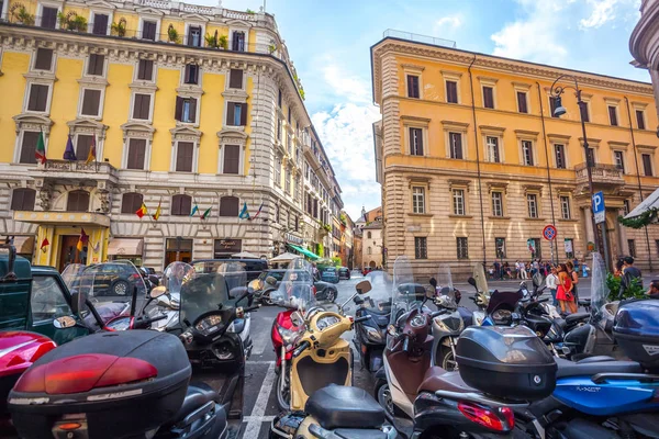 stock image Rome, Italy - 23.08.2018: on the streets of old Rome.