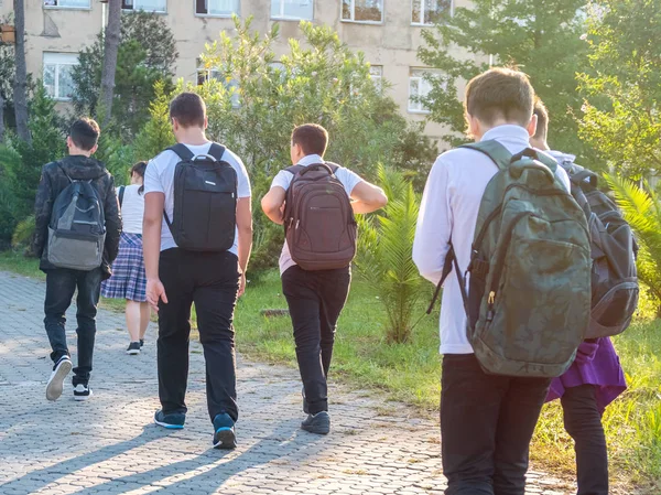 Grupy Dzieci Szkoły Razem Edukacja — Zdjęcie stockowe