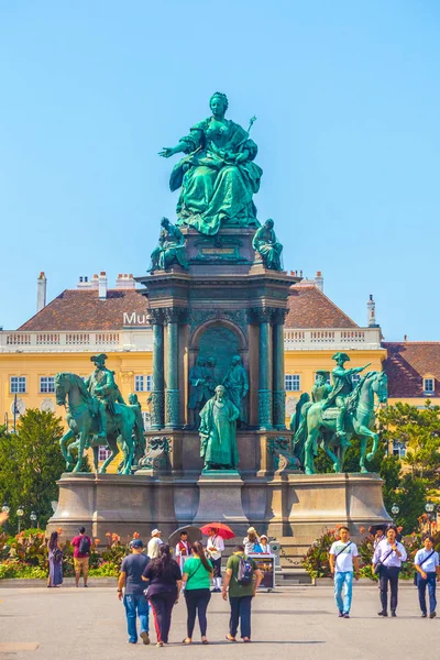 Vienne Autriche 2018 Monument Maria Theresia Vienne Monument Été Construit — Photo