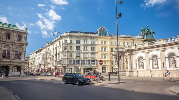 Wiedeń Austria 2018 Muzeum Albertina Jest Jednym Najbardziej Znanych Galerii — Zdjęcie stockowe