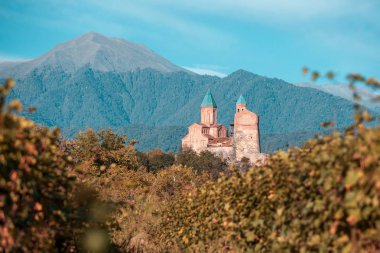Gremi Manastırı karmaşık ve Gürcistan, Kaheti bölgesinde yer alan royal residence Telavi town yakınındaki.