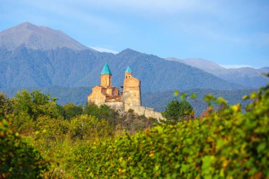 Gremi Manastırı karmaşık ve Gürcistan, Kaheti bölgesinde yer alan royal residence Telavi town yakınındaki.
