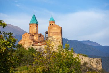 Gremi Manastırı karmaşık ve Gürcistan, Kaheti bölgesinde yer alan royal residence Telavi town yakınındaki.