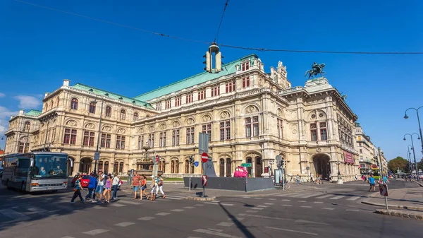 Wiedeń Austria 2018 Widok Jednego Europy Najbardziej Piękne Miasto Wiedeń — Zdjęcie stockowe