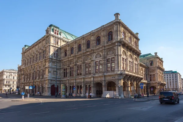 Wien Itävalta 2018 Kaupunkikuva Yhdestä Euroopan Kauneimmista Kaupungeista Wienistä Ihmiset — kuvapankkivalokuva