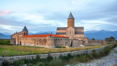 görünümü, Alaverdi Manastırı - Gürcü Ortodoks Manastırı Kakhetia bölgesi Doğu Gürcistan.